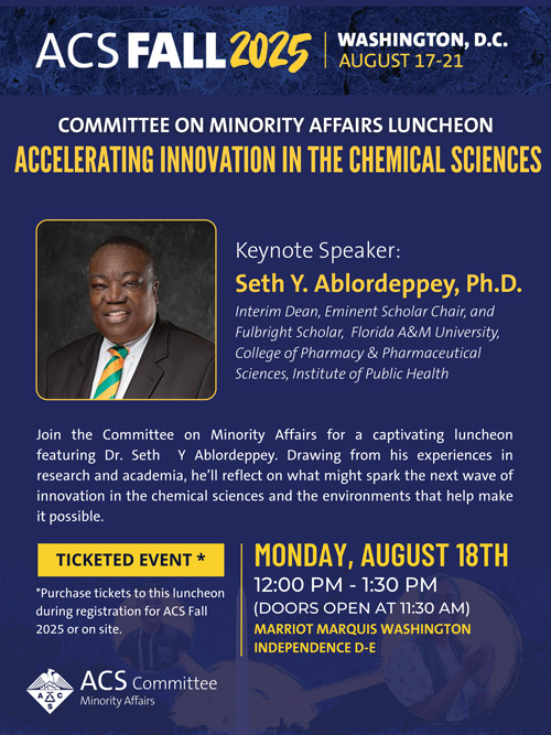 CMA luncheon happening at ACS Fall 2025.