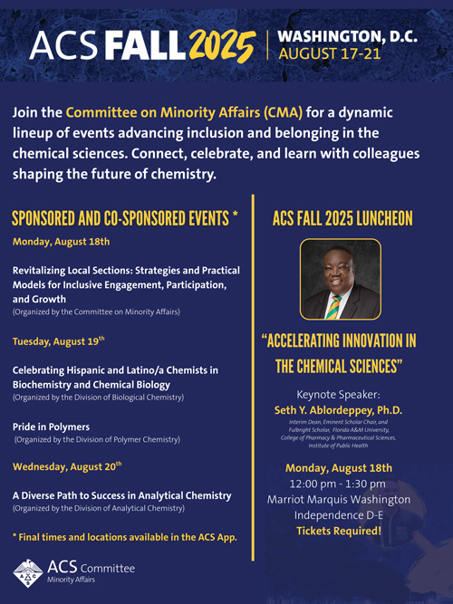 Events from CMA happening at ACS Fall 2025.